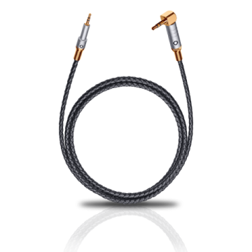 Stereo cable, JACK 2.5 mm to 90° JACK 3.5 mm PREMIUM, 1.5 m